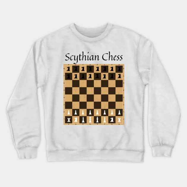 Scythian Chess Crewneck Sweatshirt by firstsapling@gmail.com